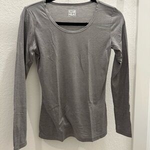 32 Degrees Women's Gray Long Sleeve Top